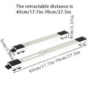 🛠️ RollMaster – Suport cu Role Reglabile pentru Mașini de Spălat – 2 Frâne, Anti-Vibrații 🧺