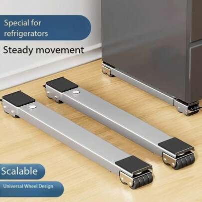 🛠️ RollMaster – Suport cu Role Reglabile pentru Mașini de Spălat – 2 Frâne, Anti-Vibrații 🧺