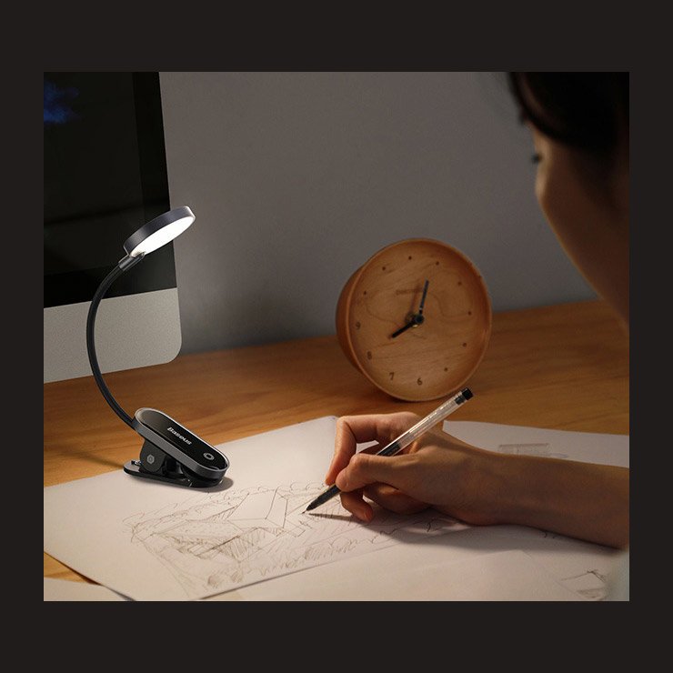 Lampa de Citit cu Prindere – Baseus Mini