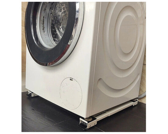 🛠️ RollMaster – Suport cu Role Reglabile pentru Mașini de Spălat – 2 Frâne, Anti-Vibrații 🧺