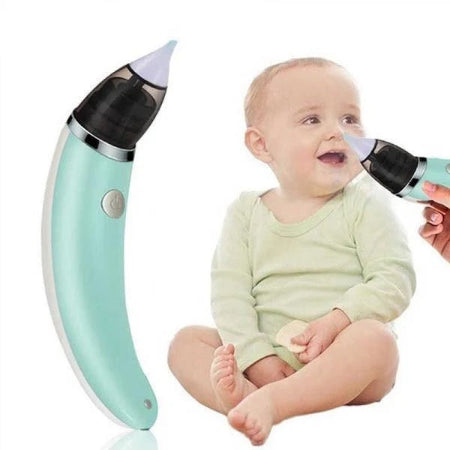 👶 NăsucFericit – Aspirator Nazal Electric pentru Bebeluși | Curățare Delicată, Somn Liniștit, Respirație Ușoară 🌙