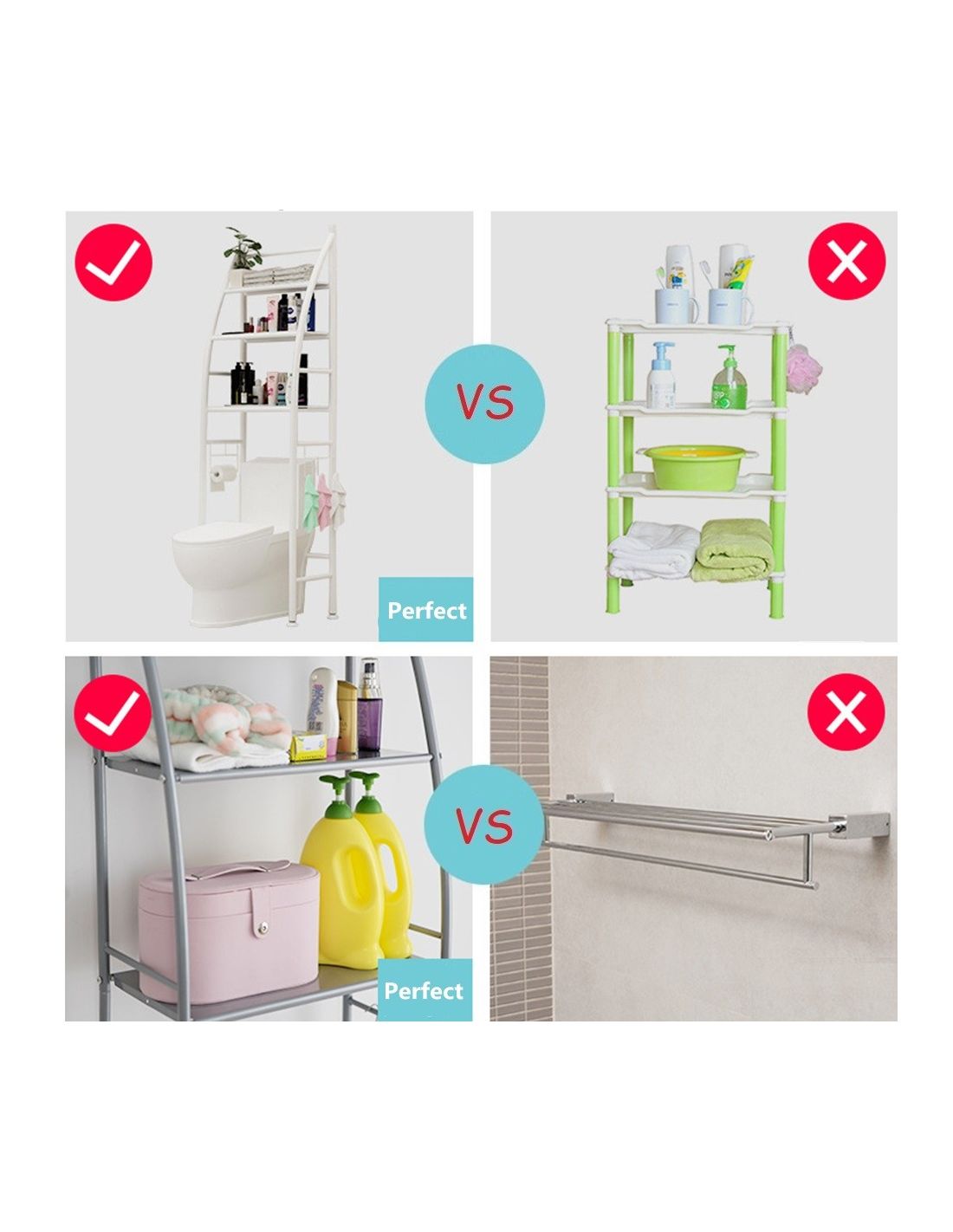 🧺 SpaceMax – Raft Metalic de Depozitare 3 Nivele – Ideal pentru Mașina de Spălat,  Organizare Eficientă 🚿