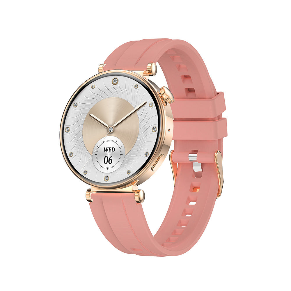 Ceas Smartwatch Celine HD Amoled – Rose Gold + 2 curele incluse