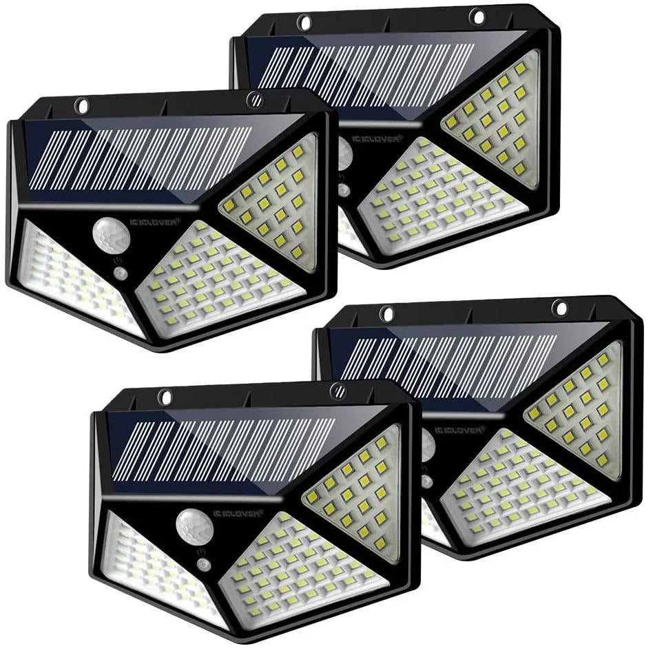 💡 LuminoMax – Lampa Solară cu 100 LED-uri & Senzor de Mișcare