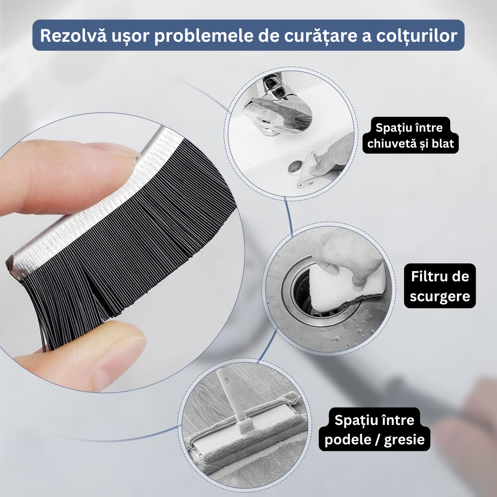 Peria Ideală - Perie de curățare a locurilor greu accesibile