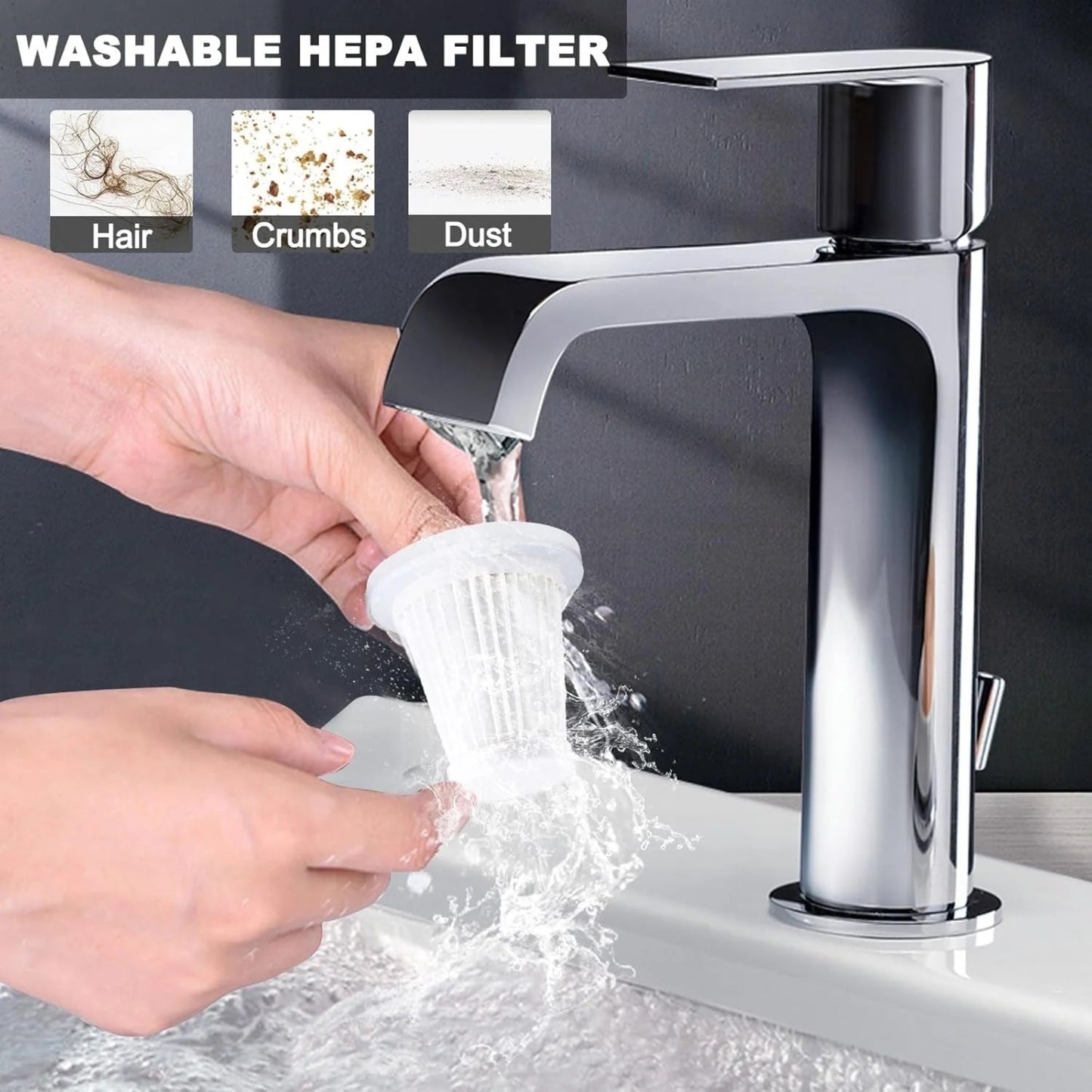 AirFlex 6in1 – Aspirator Portabil 🚗💨 cu Funcție de Suflare, Baterie Detasabilă și Reîncărcabilă 🔋, Design Compact pentru Mașină, Casă 🏠, Birou 🧑‍💻 și Îngrijirea Animalelor de Companie 🐾